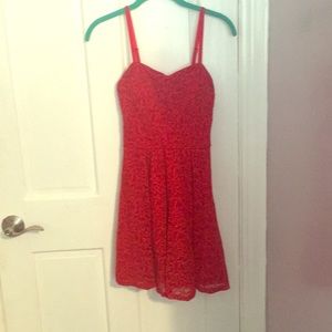 Red Lace Dress